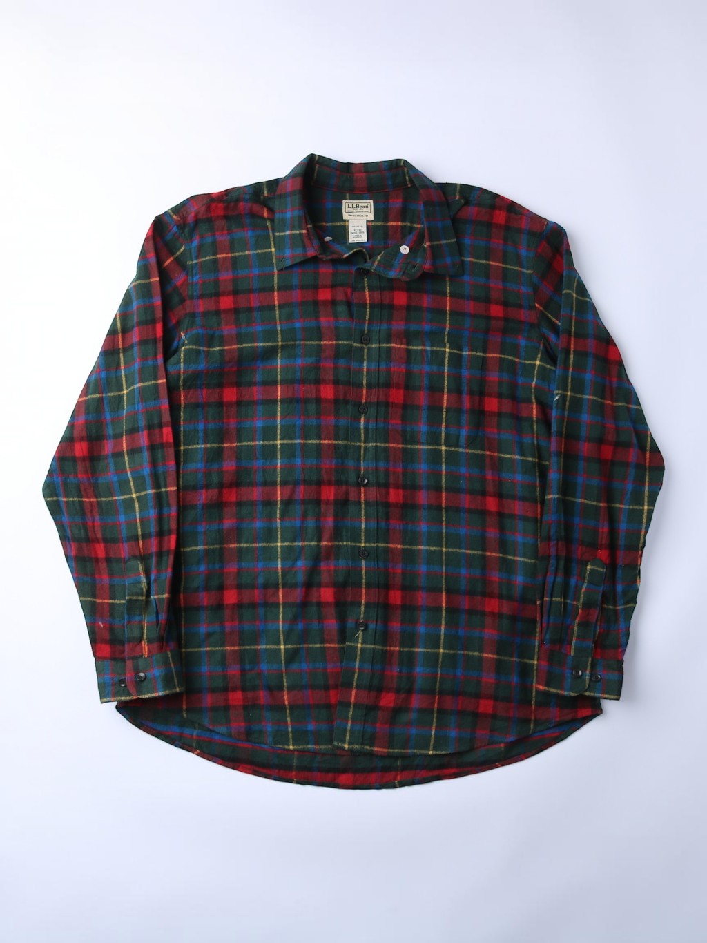 Vintage Flannel Shirt - Red Check