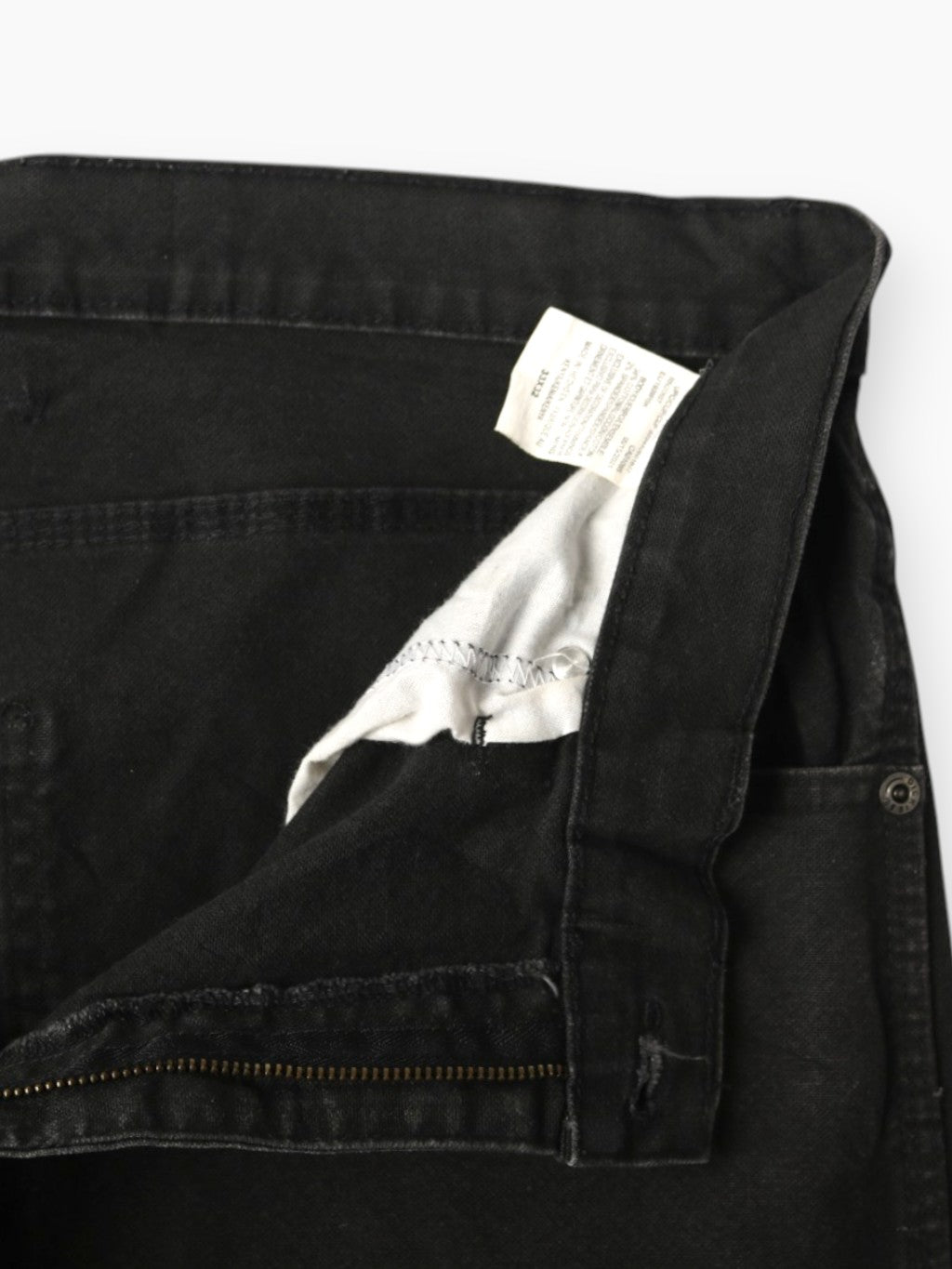 Vintage Carpenter Pants - Black - 33/32
