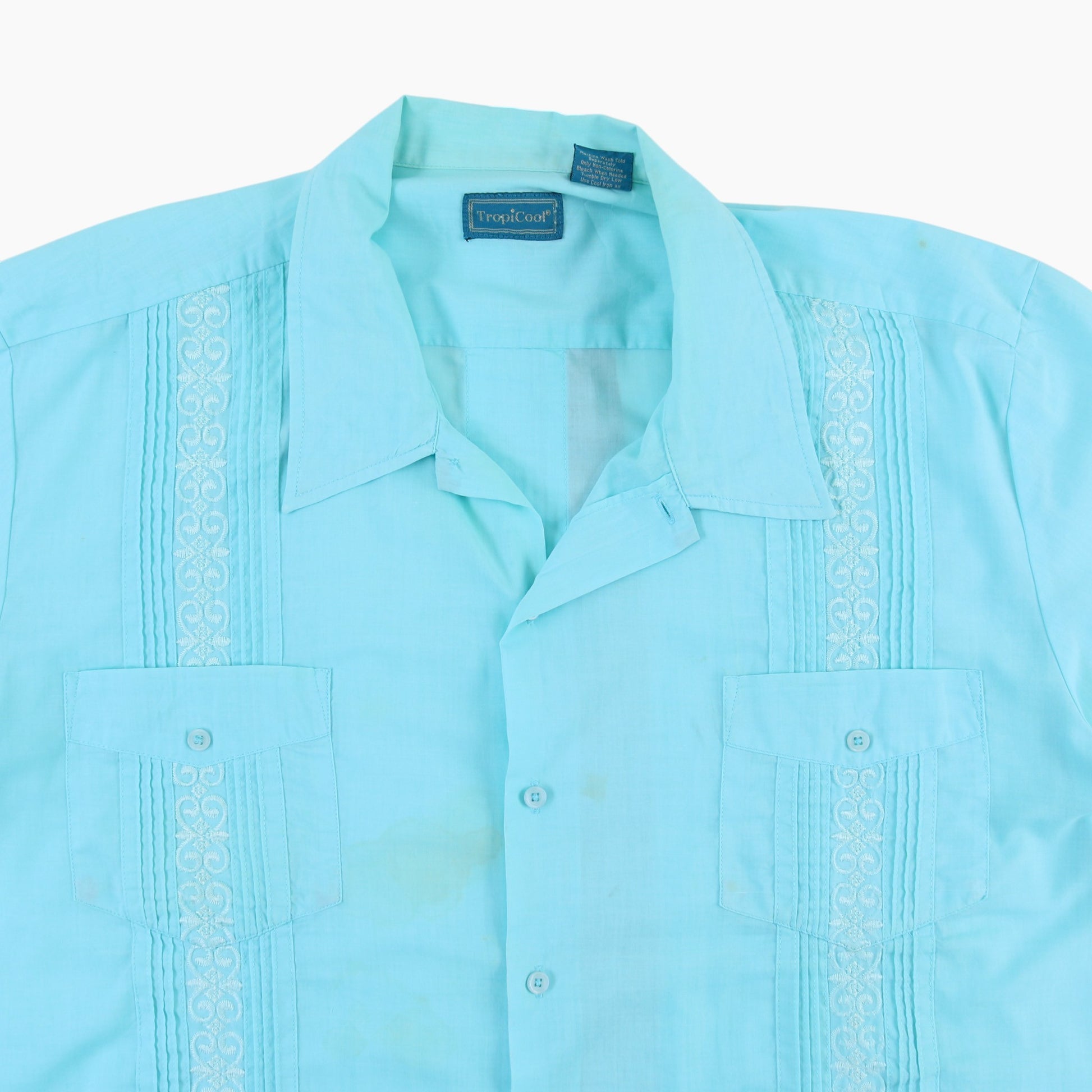 Vintage Cuban Guayabera Shirt