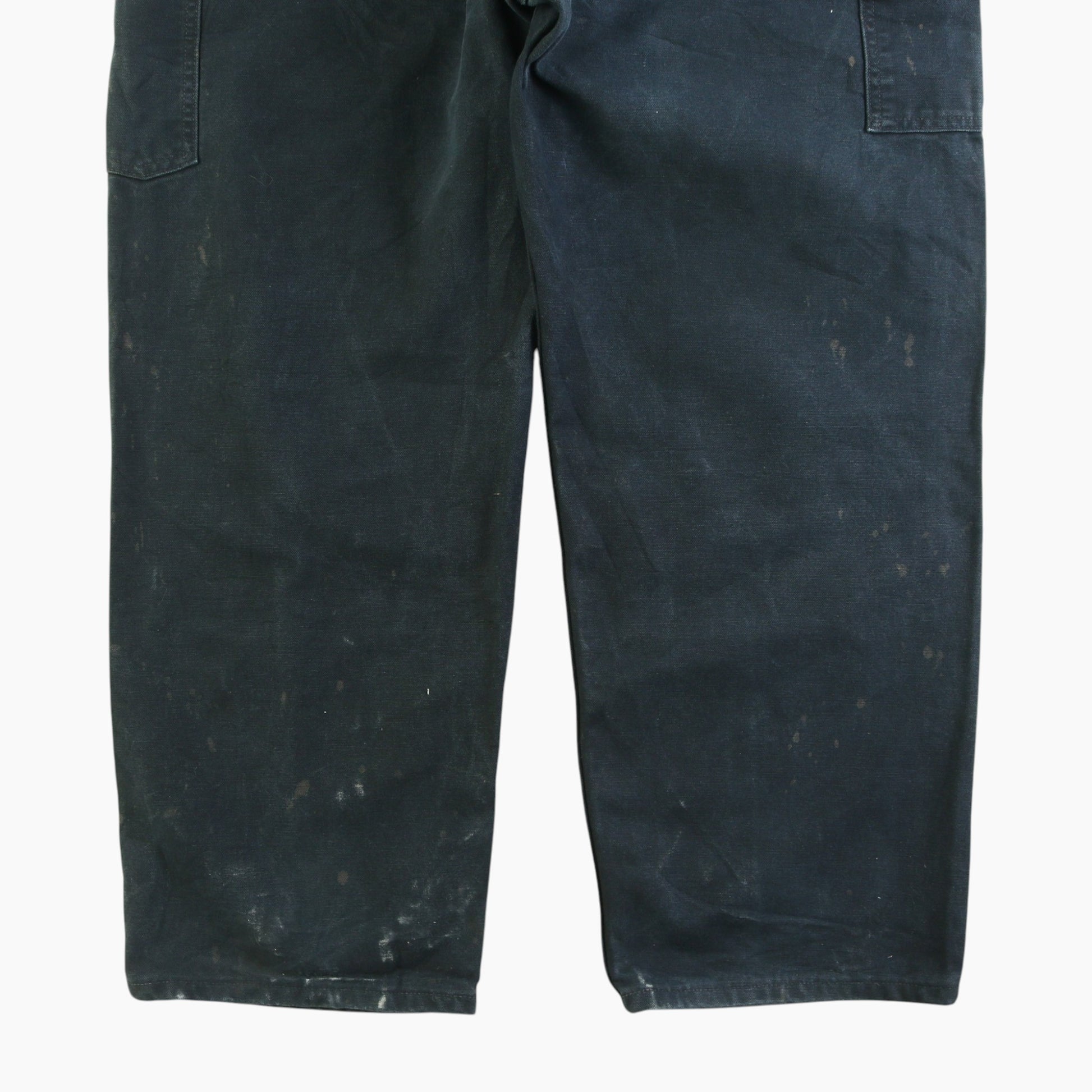 Vintage Double Knee Carpenter Pants - Black - 40/30