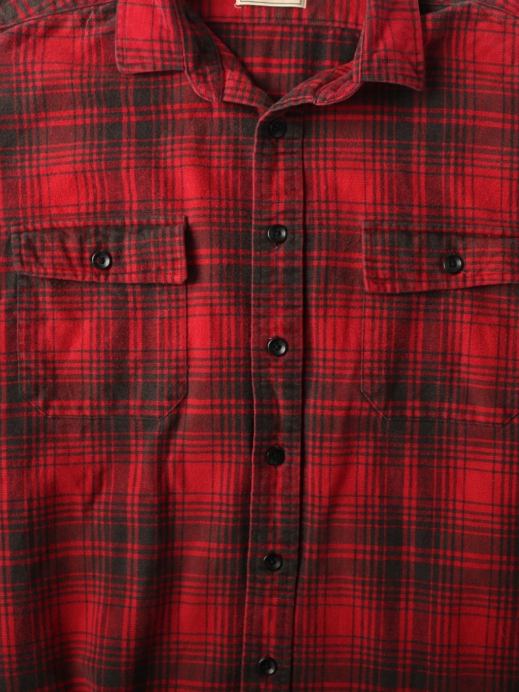 Vintage Flannel - Red Check