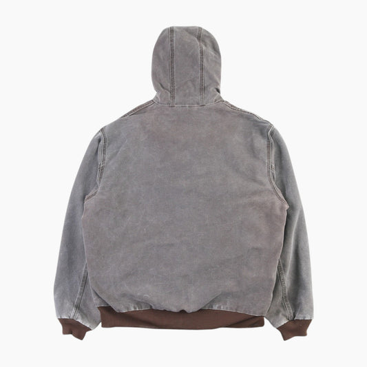 Hooded Active Jacket - Brown