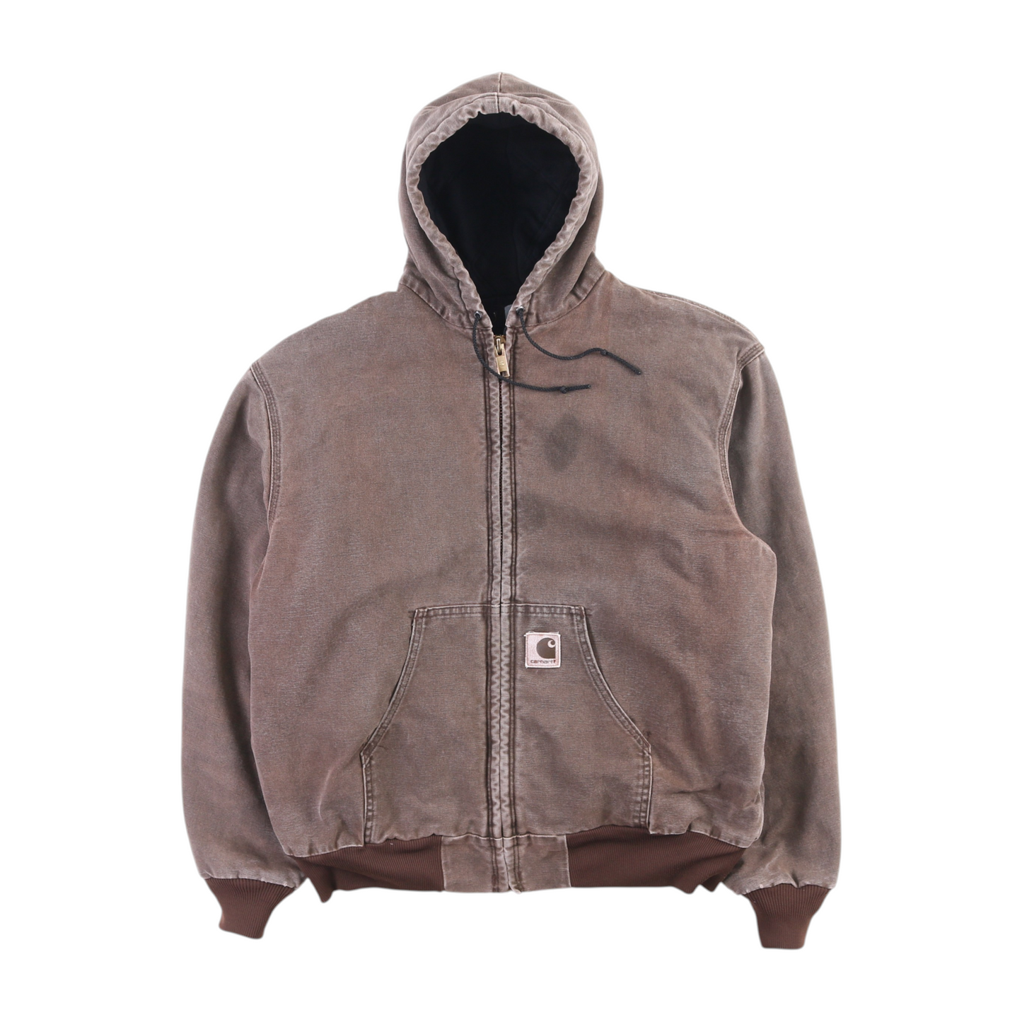 Hooded Active Jacket - Brown