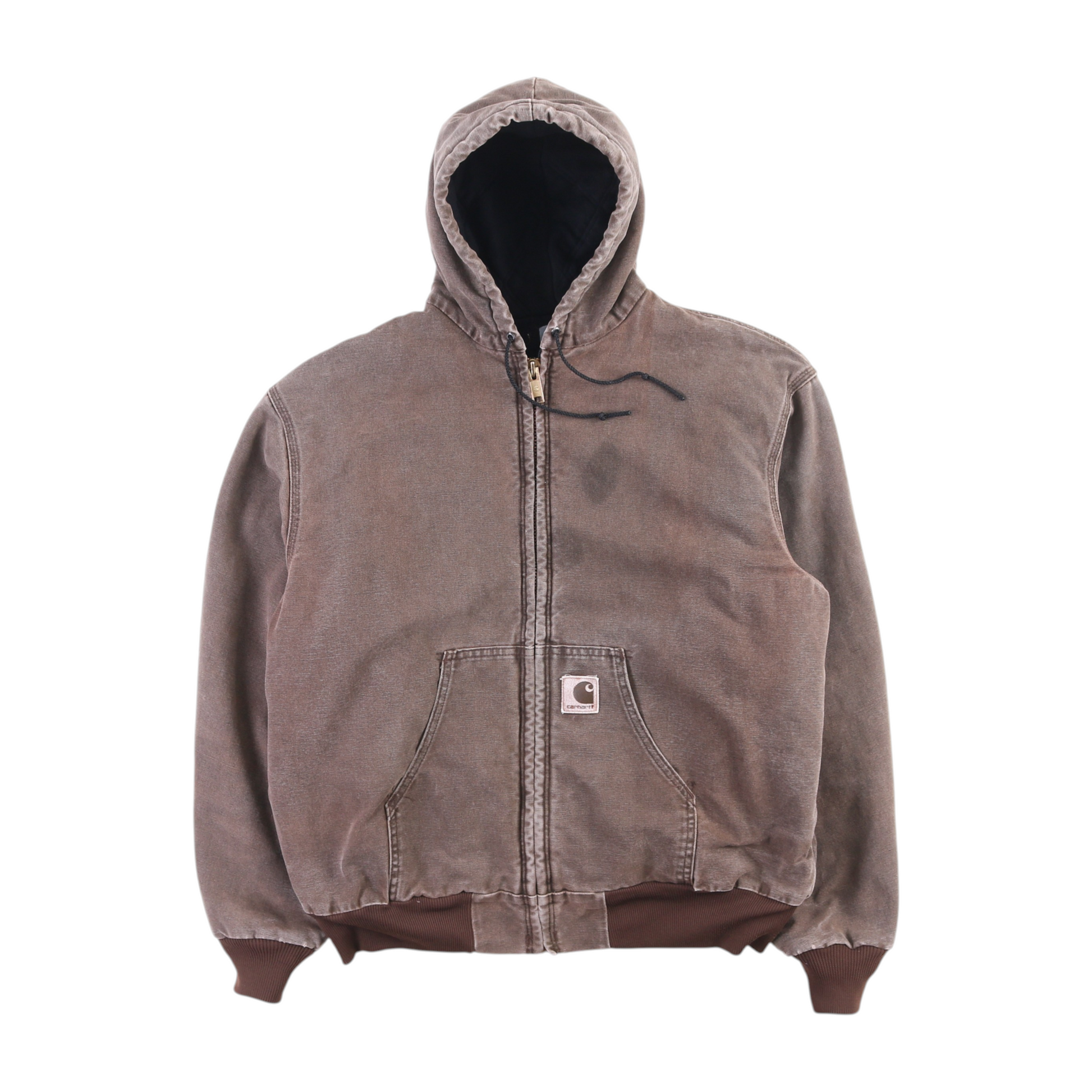 Hooded Active Jacket - Brown