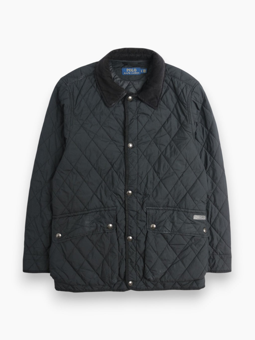 Vintage Quilted Hunting Jacket - Black