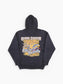 'Grand Canyon' Hooded Sweatshirt - Black