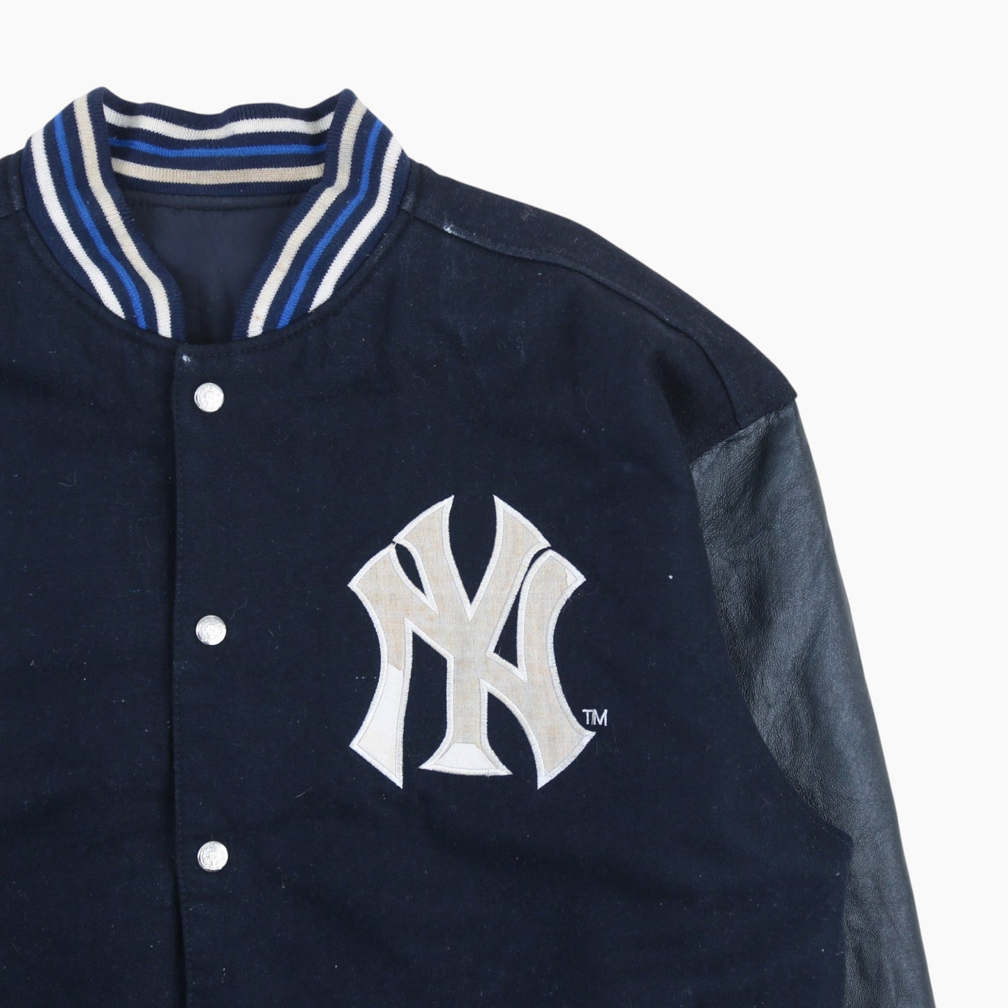 Vintage Varsity 'Yankees' Bomber Jacket - Navy