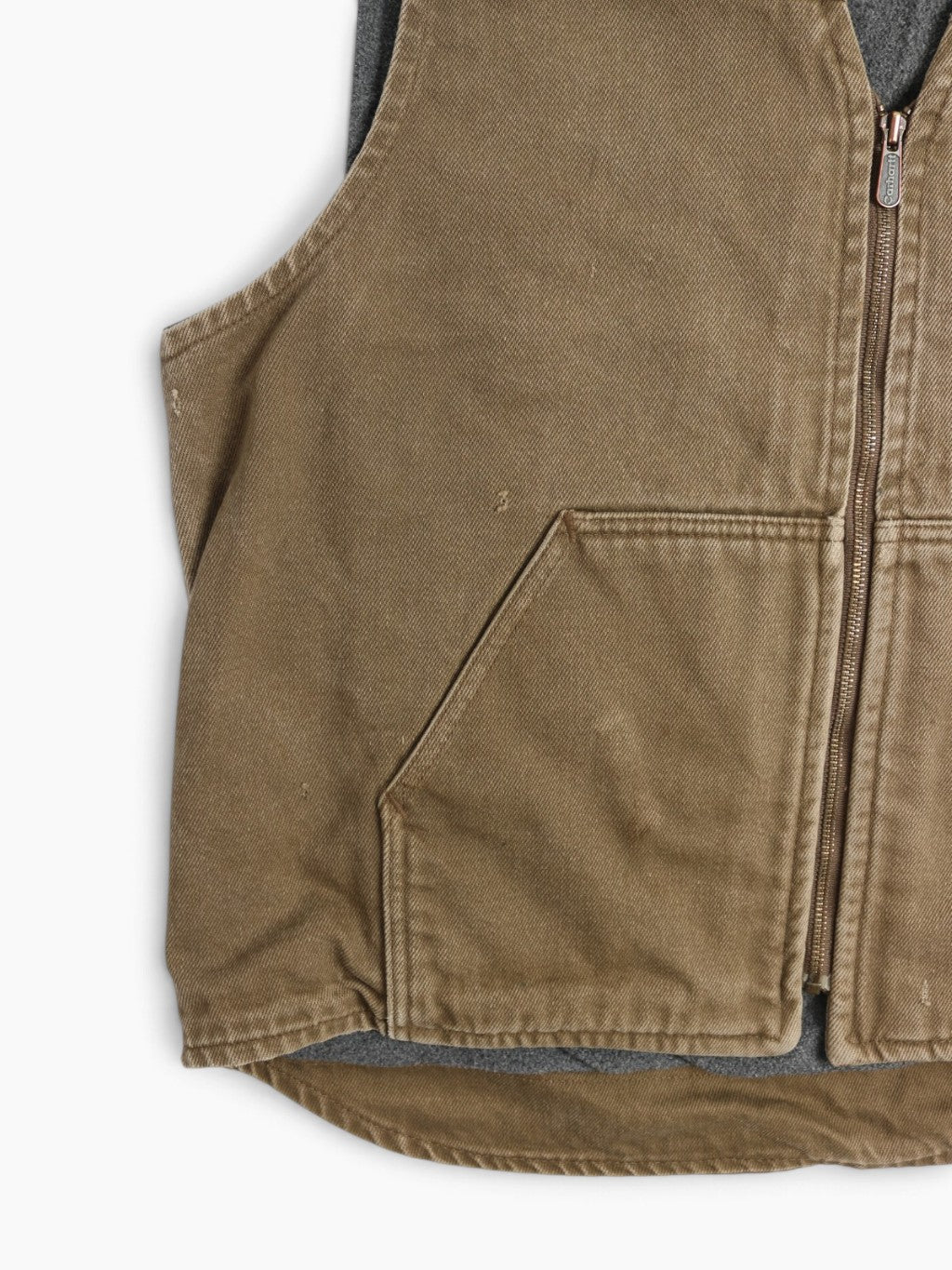 Lined Vest - Brown