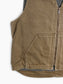 Lined Vest - Brown