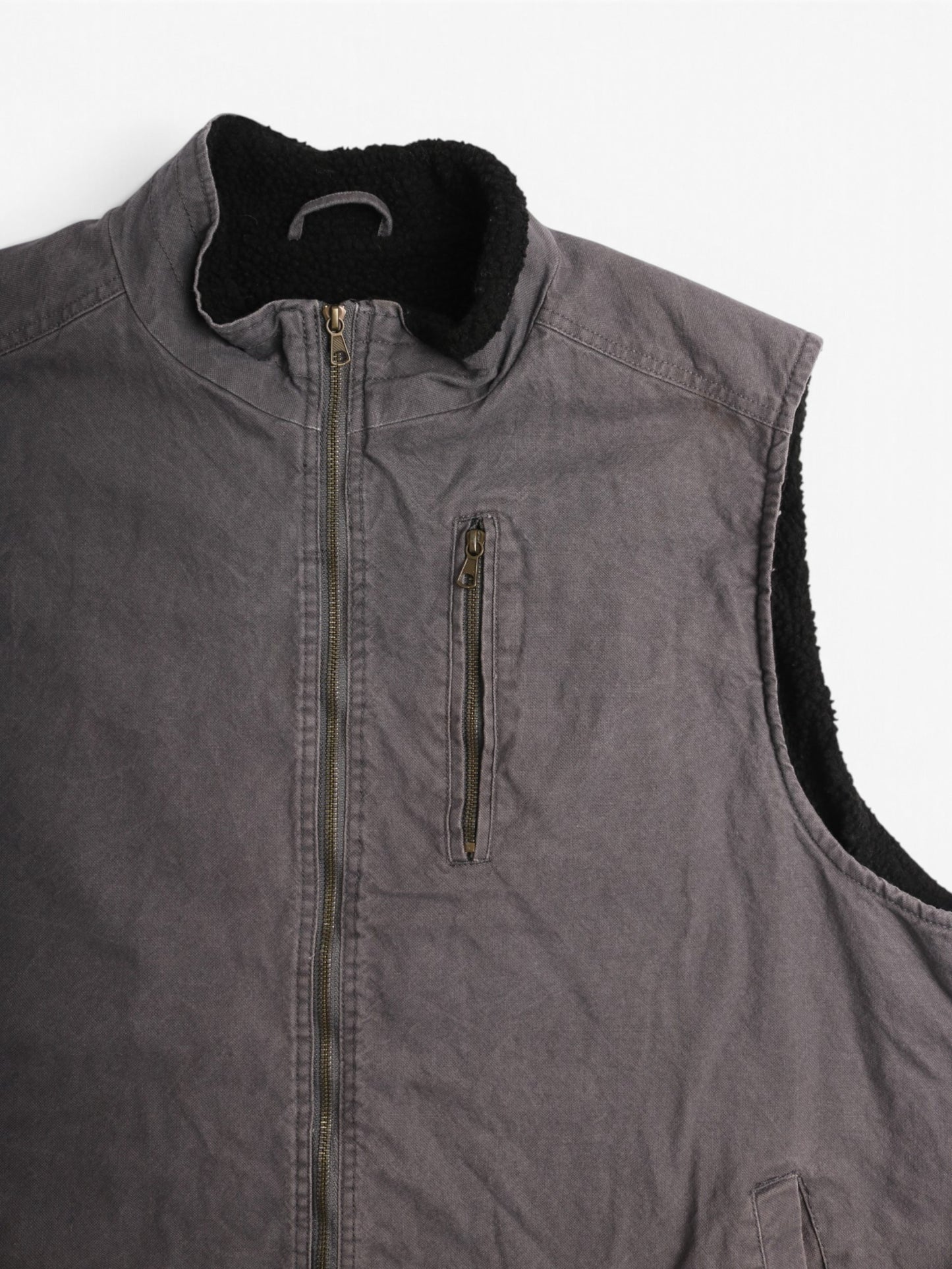 Lined Vest - Grey