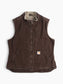 Lined Vest - Brown