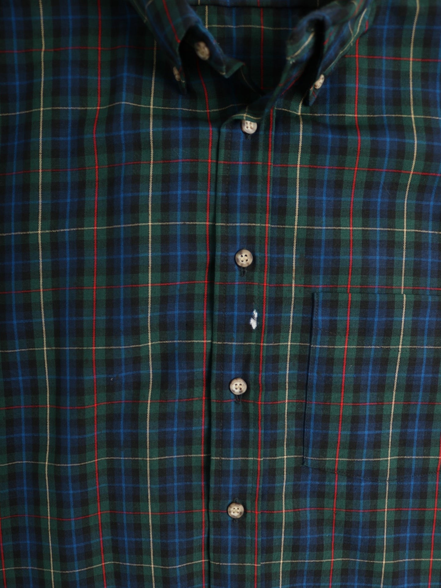 Vintage Flannel Shirt - Navy