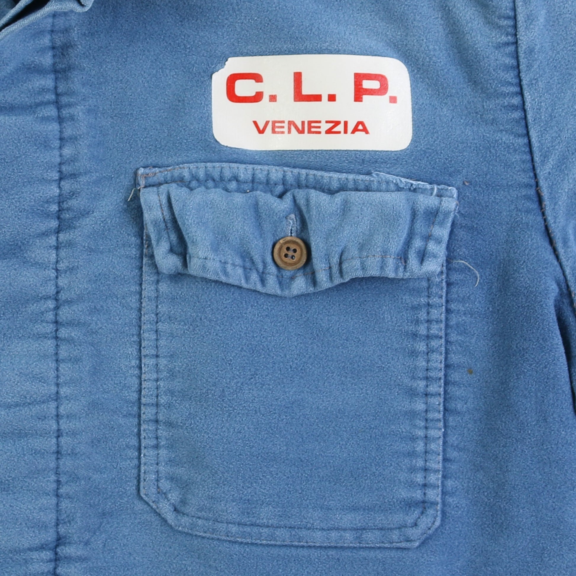 Vintage Moleskin Chore Jacket - Blue