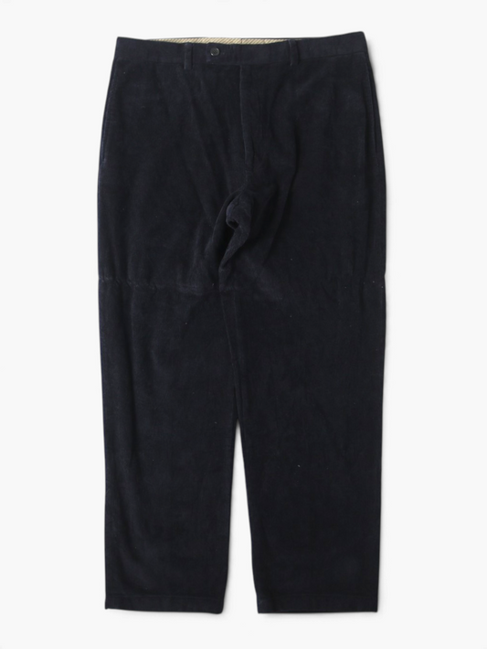 Vintage Corduroy Trousers - Navy - 34/34