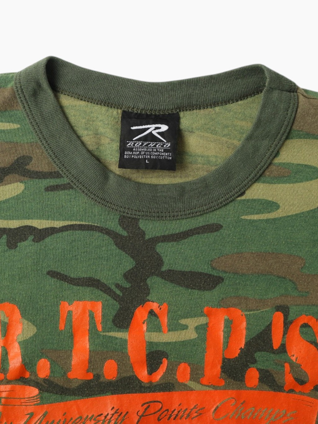 'R.T.C.P.S' Woodland Camouflage T-shirt