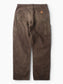 Broken Zip Vintage Double Knee Carpenter Pants - Brown - 36/34