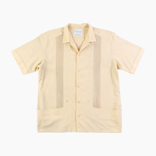 Vintage Cuban Guayabera Shirt