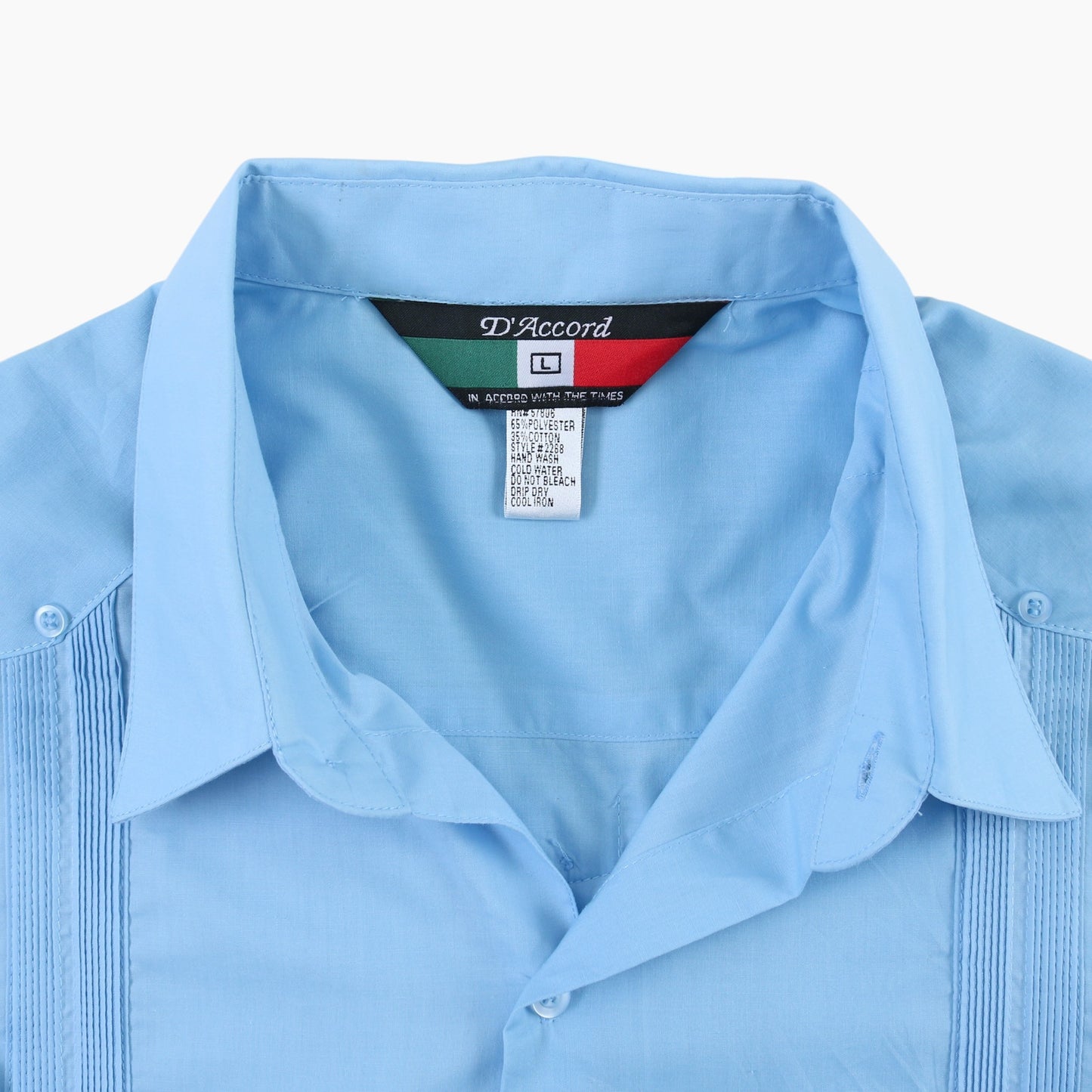 Vintage Cuban Guayabera Shirt