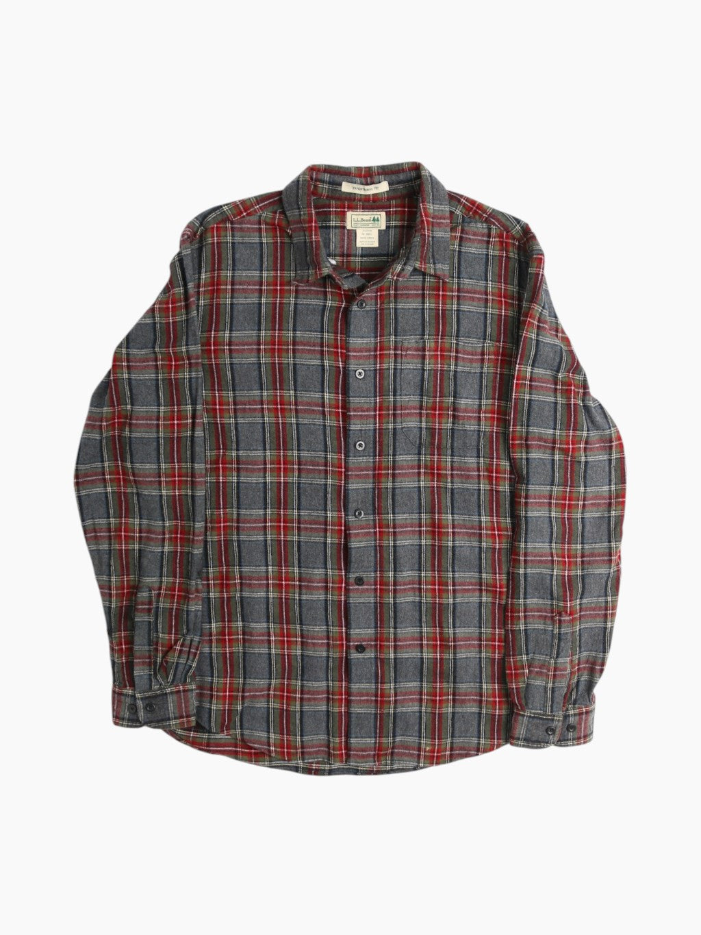 Vintage Flannel Shirt - Grey Check