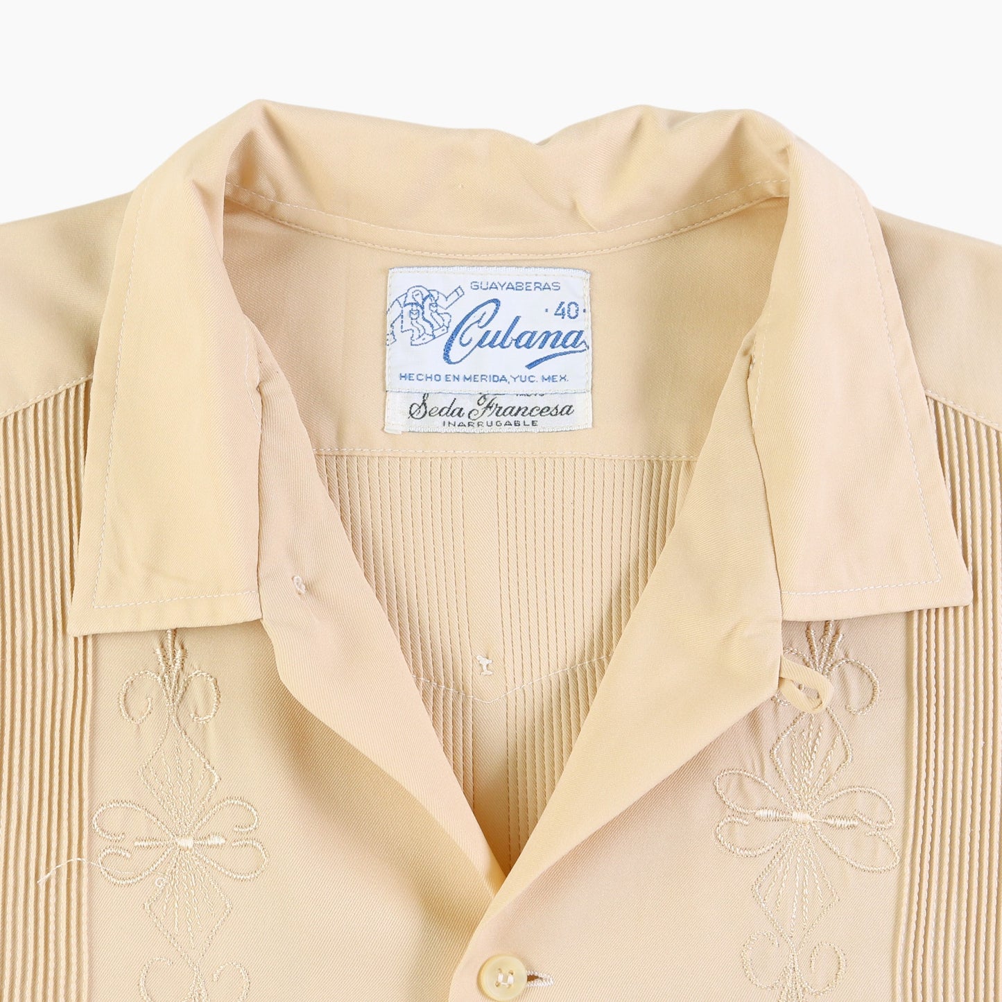 Vintage Cuban Guayabera Shirt