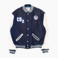 Vintage Varsity 'CSZ' Bomber Jacket - Navy