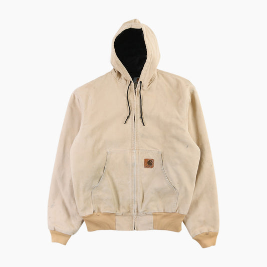 Hooded Active Jacket - Beige