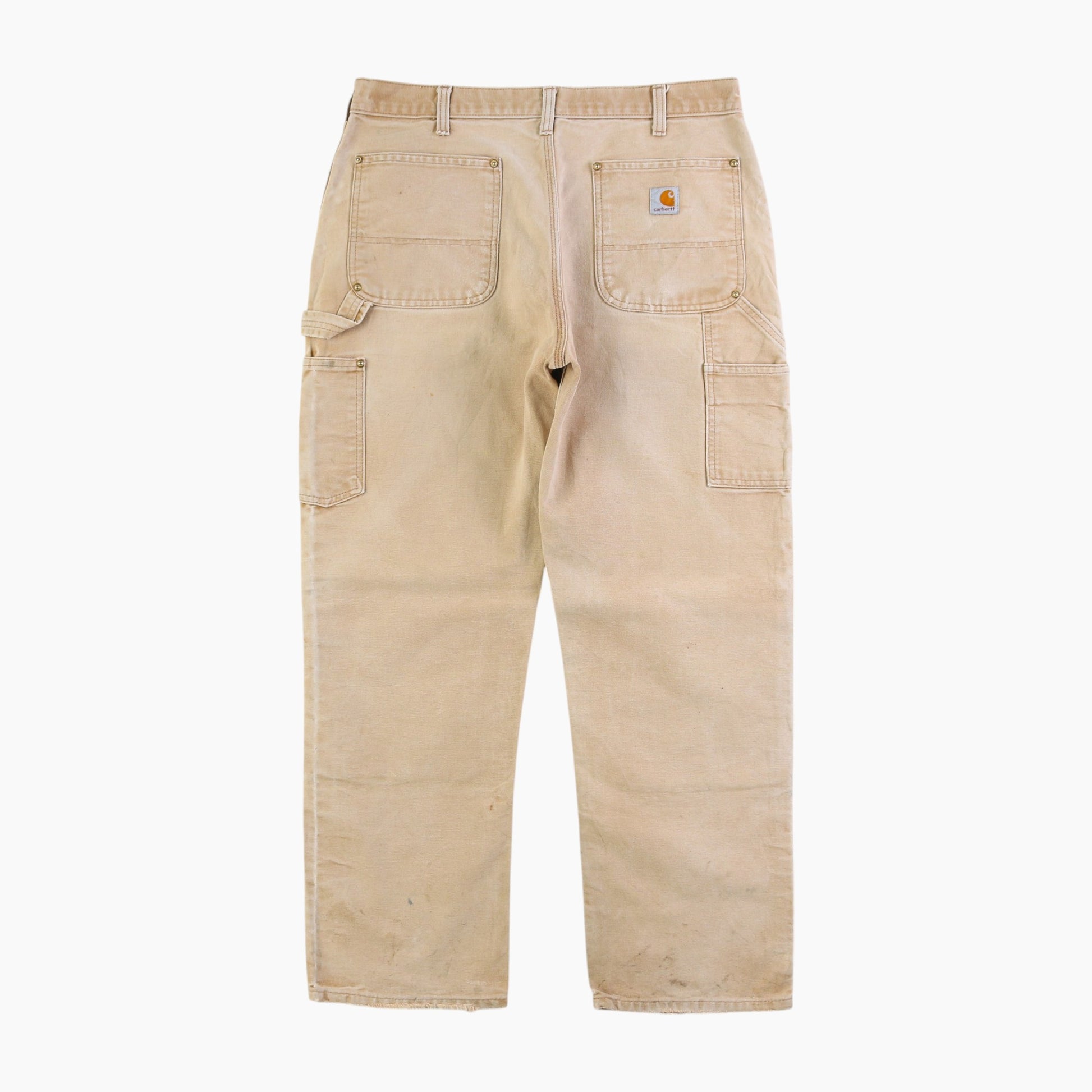 Vintage Double Knee Carpenter Pants - Beige - 34/32