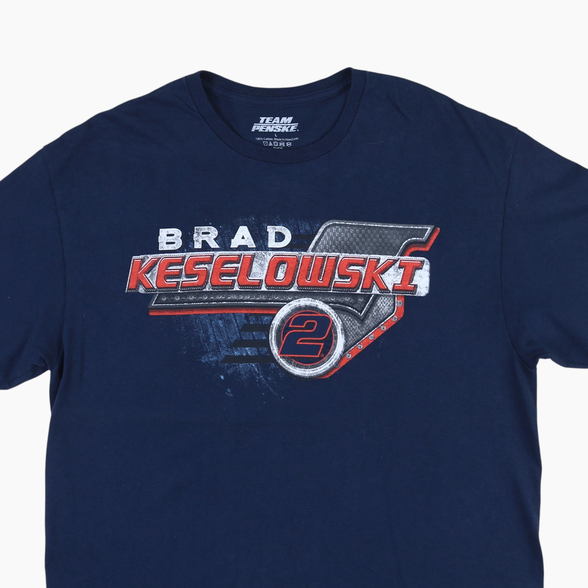 Vinatge 'Brad Keselowski' T-shirt - Navy