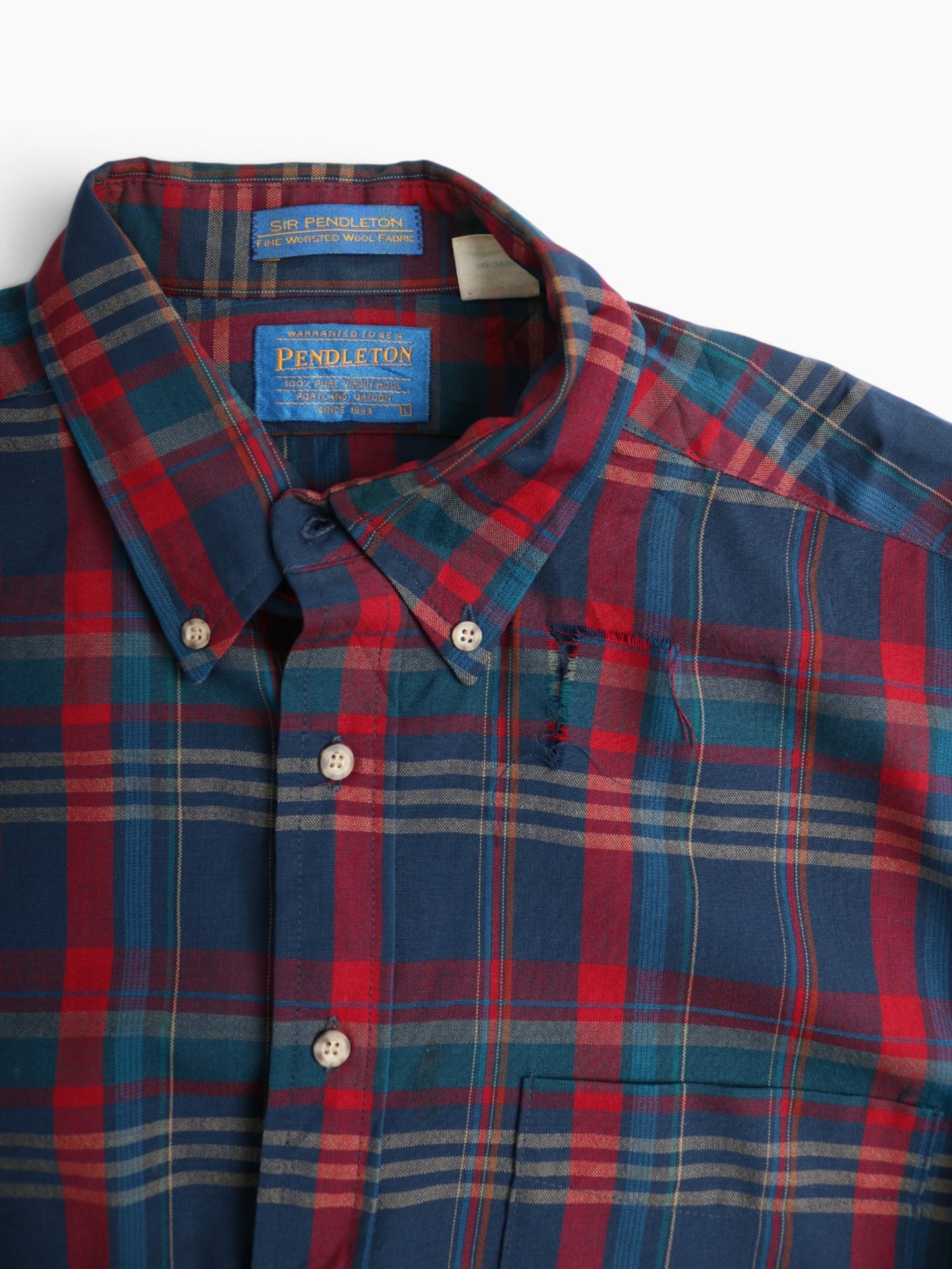 Vintage Flannel Shirt - Blue