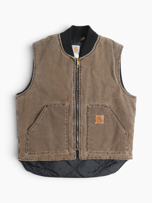 Lined Vest - Brown