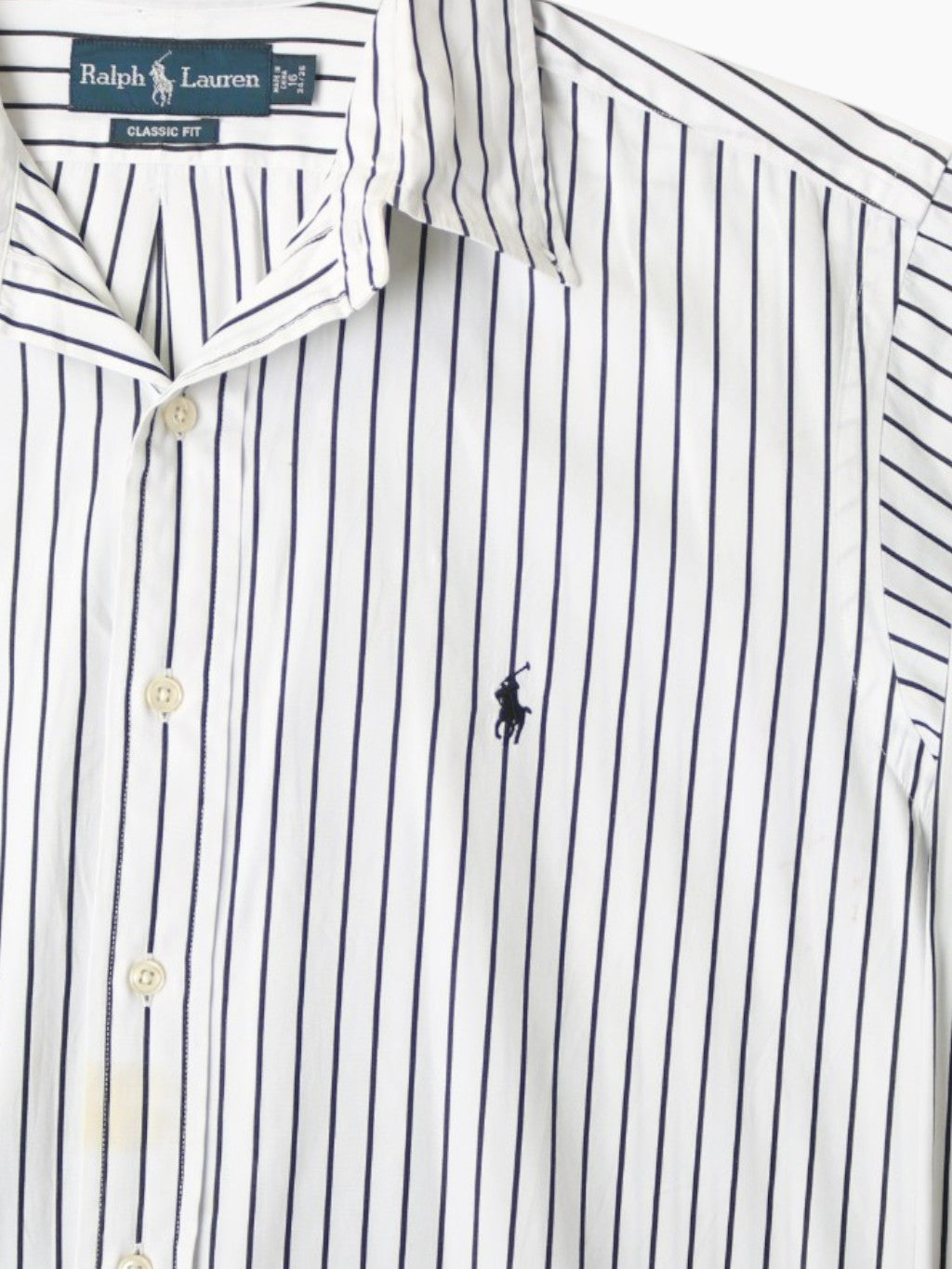 Vintage Shirt - White Stripe