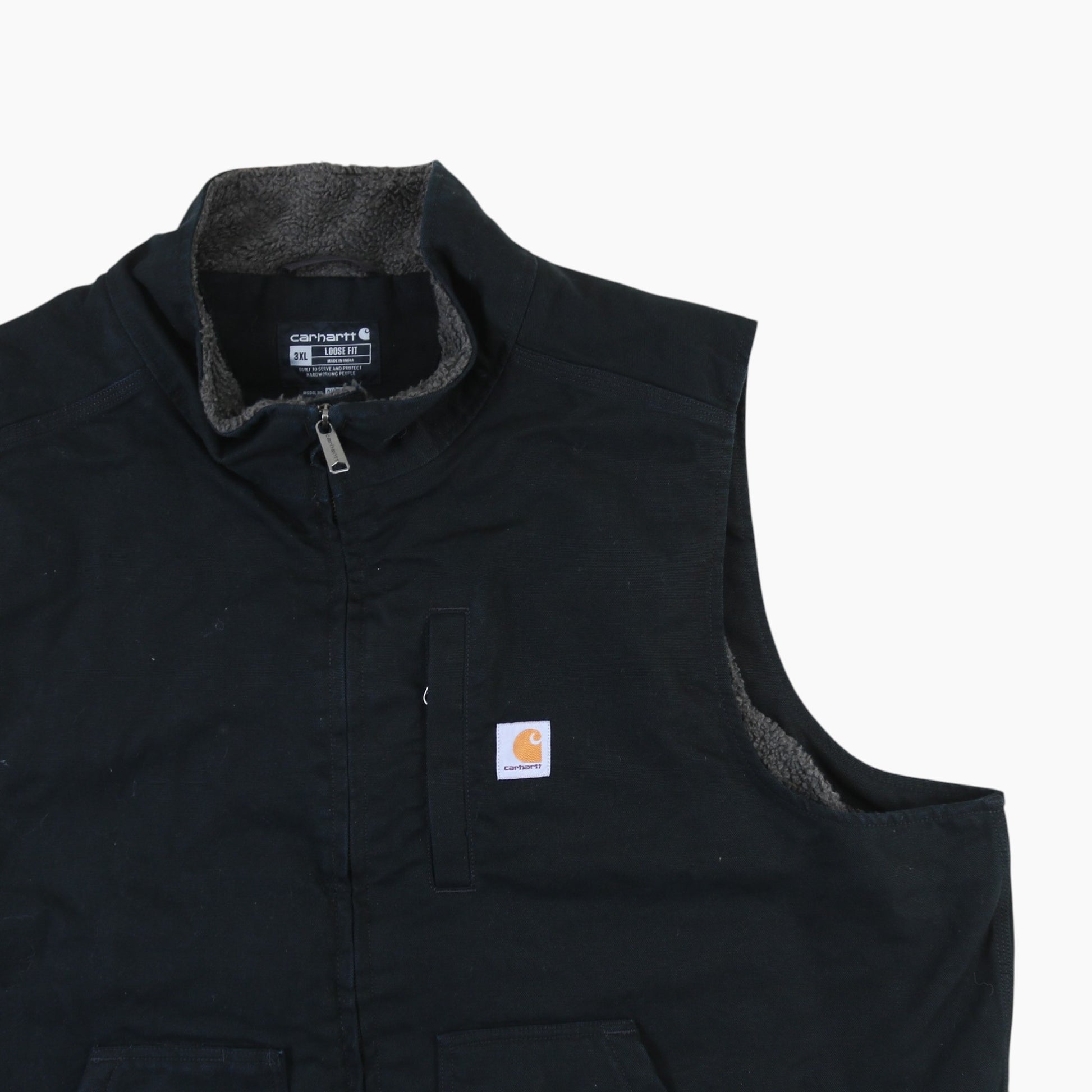 Lined Vest - Black