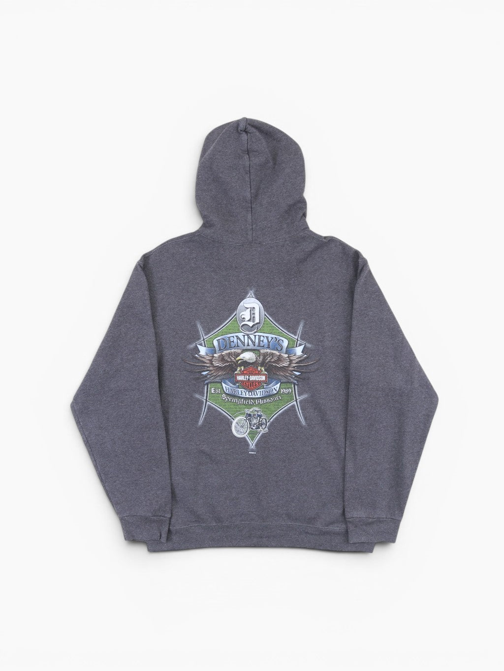 'Born To Be Dead' Hooded Sweatshirt - Grey