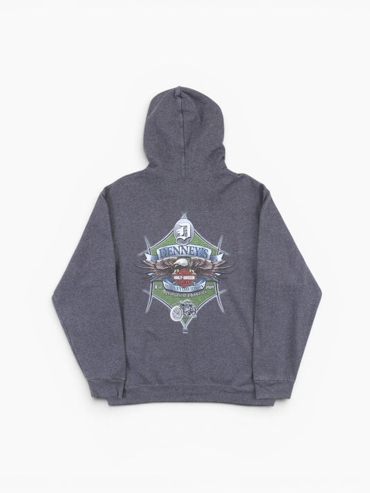 'Born To Be Dead' Hooded Sweatshirt - Grey