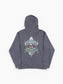 'Born To Be Dead' Hooded Sweatshirt - Grey