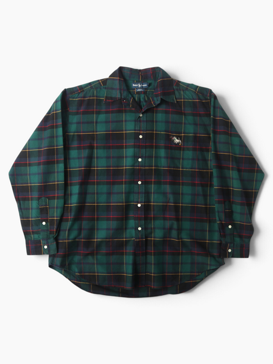 Vintage Shirt - Green Check