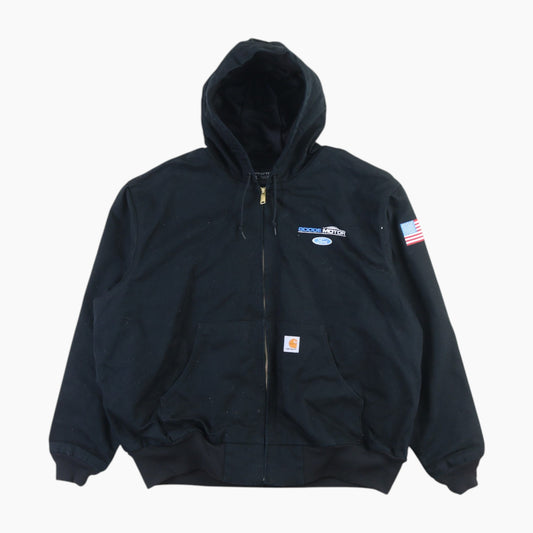 Hooded Active Jacket - Black