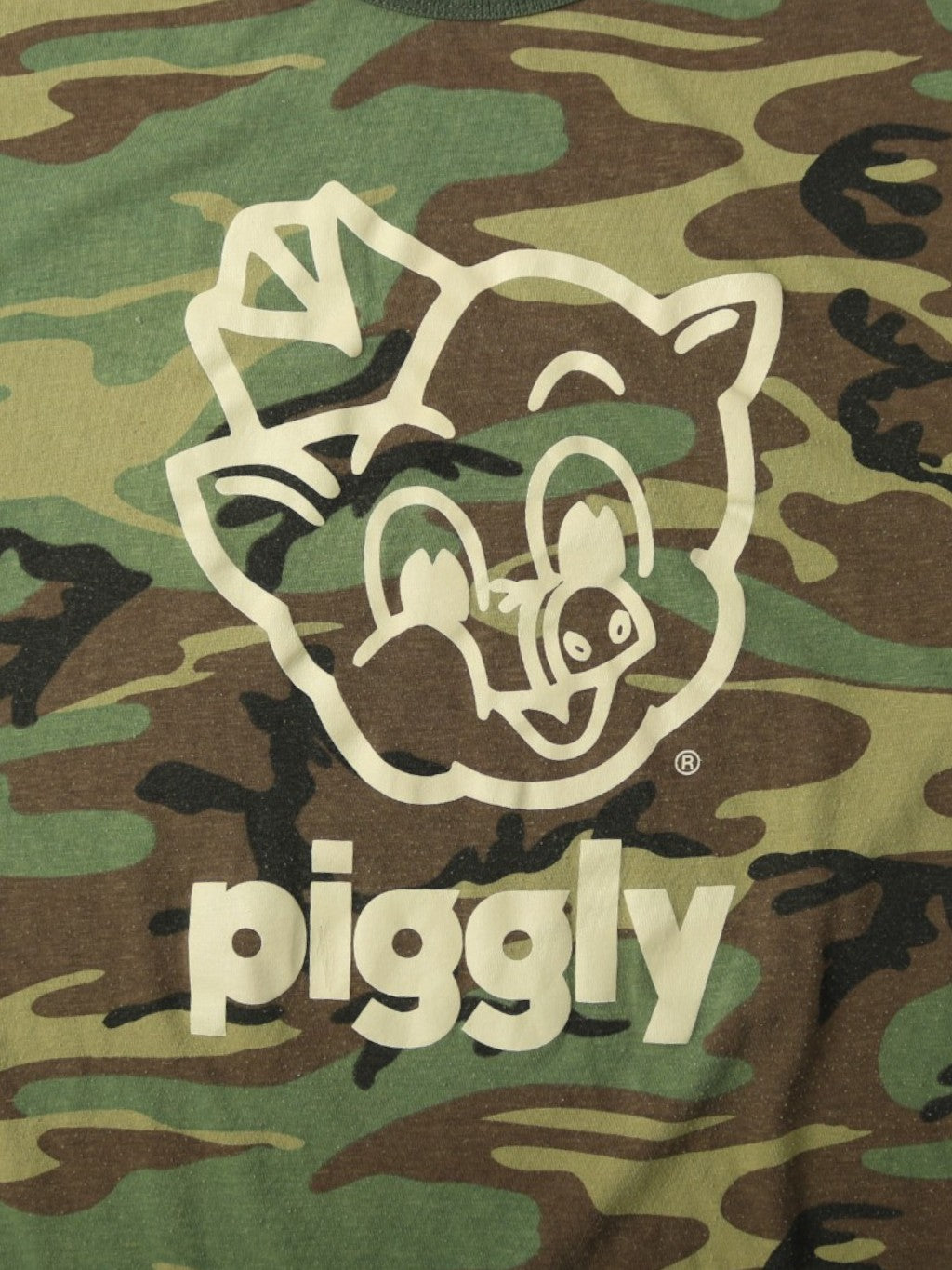 'Piggly Wiggly' Woodland Camouflage T-Shirt