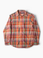 Vintage Flannel Shirt - Orange Check