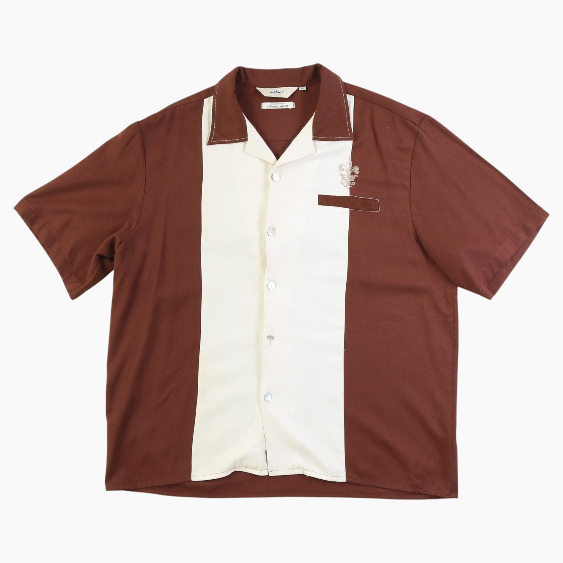 'DaVinci Charlie Sheen' Bowling Shirt