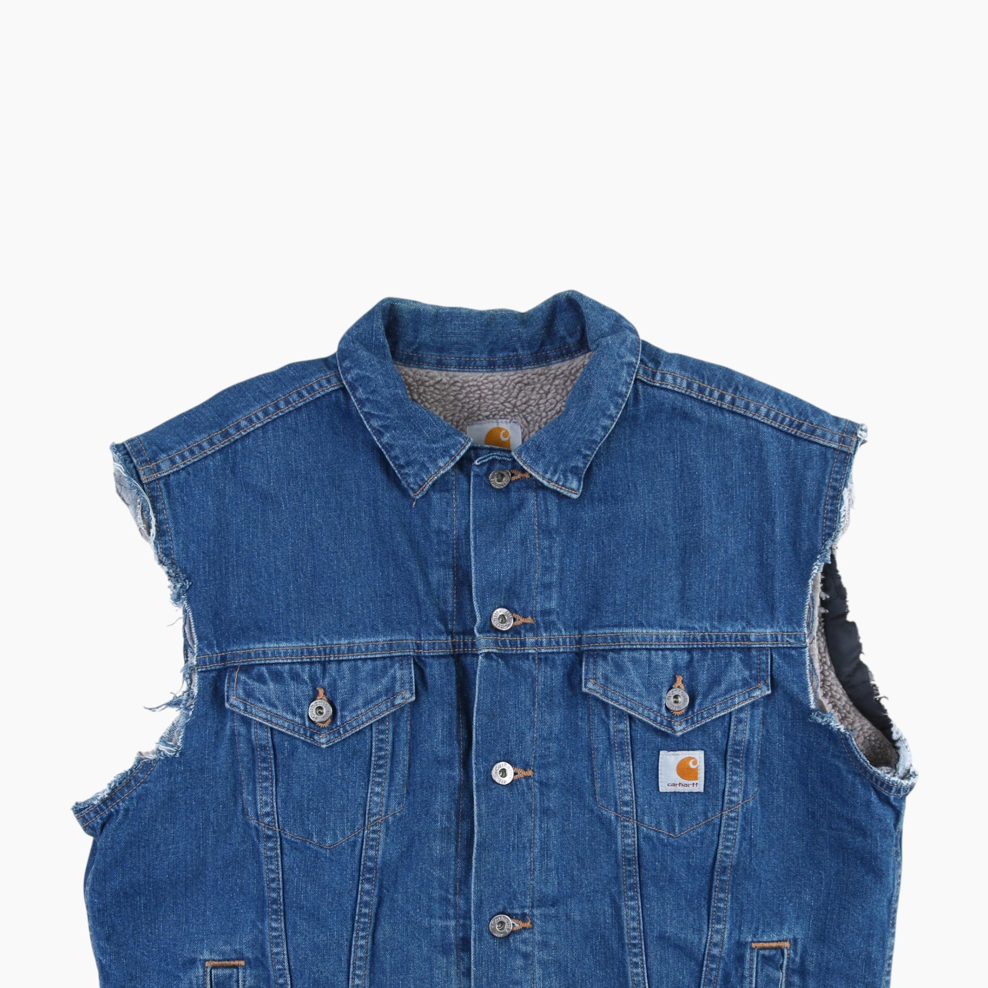 Lined Vest - Denim