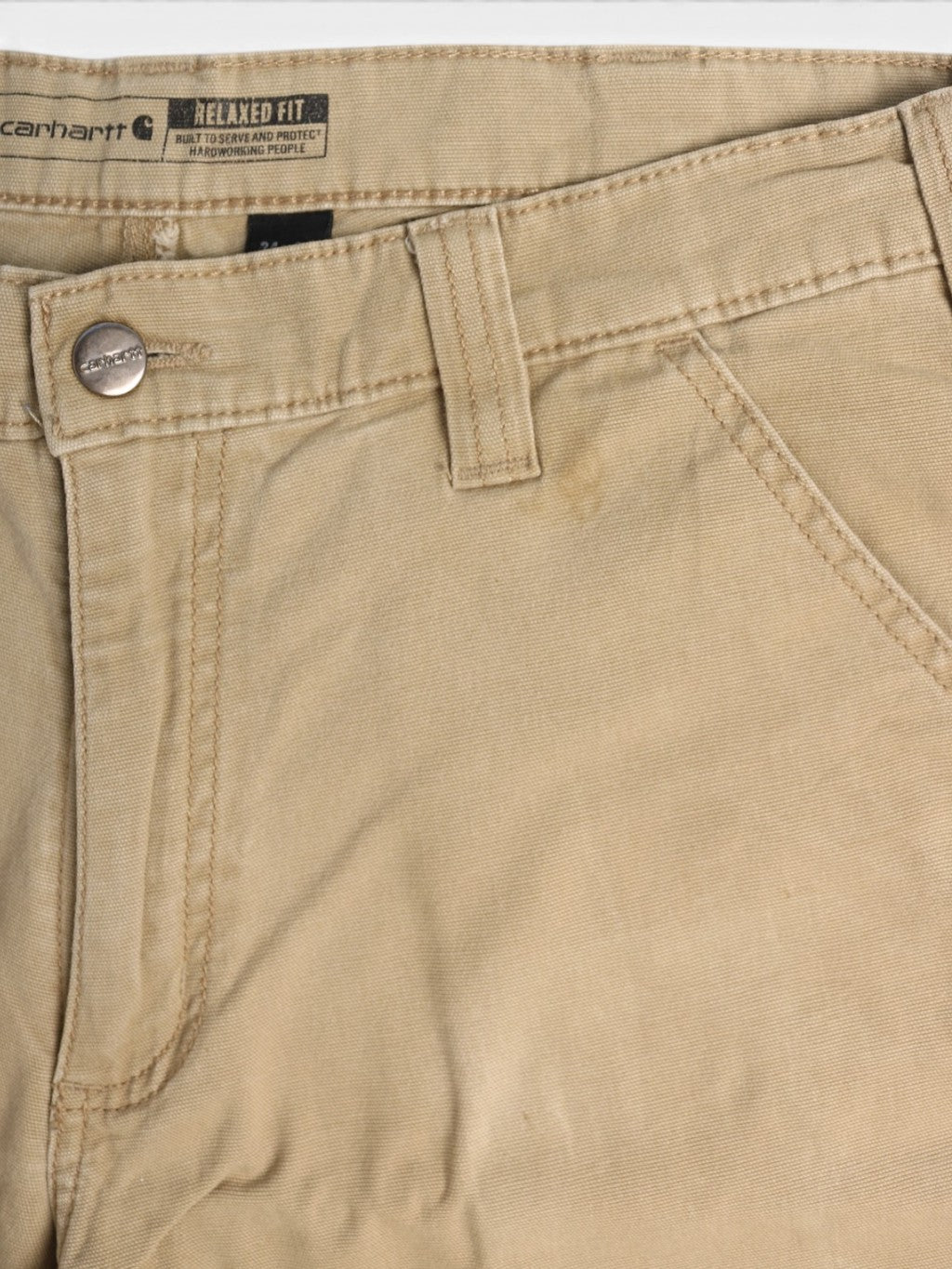 Carpenter Shorts - Beige - 34"