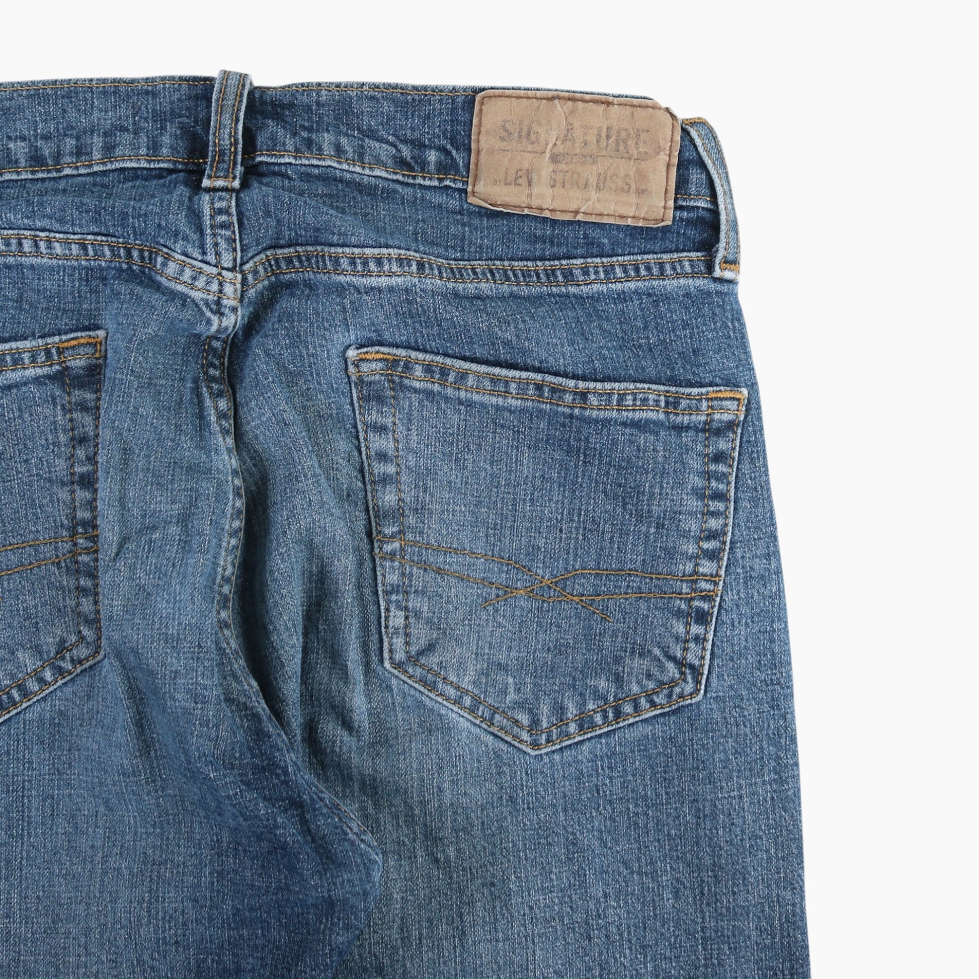 Vintage Signature Regular Jeans - Blue - 29/30