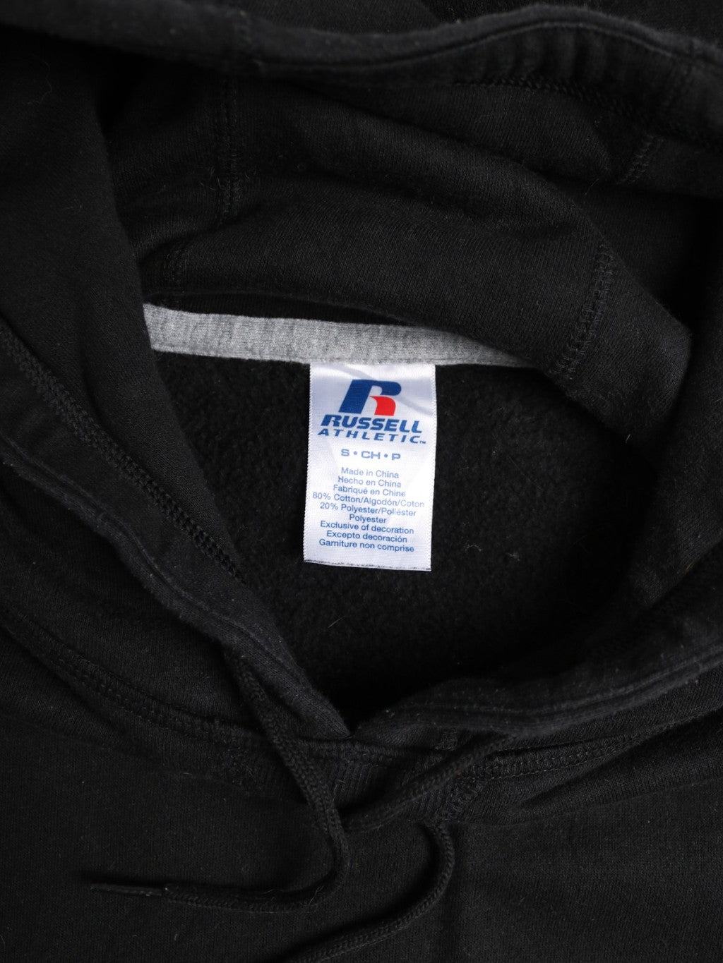 Vintage Hooded Sweatshirt - Black
