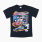 Vintage 'Napierville Dragway Racing' T-shirt - Black