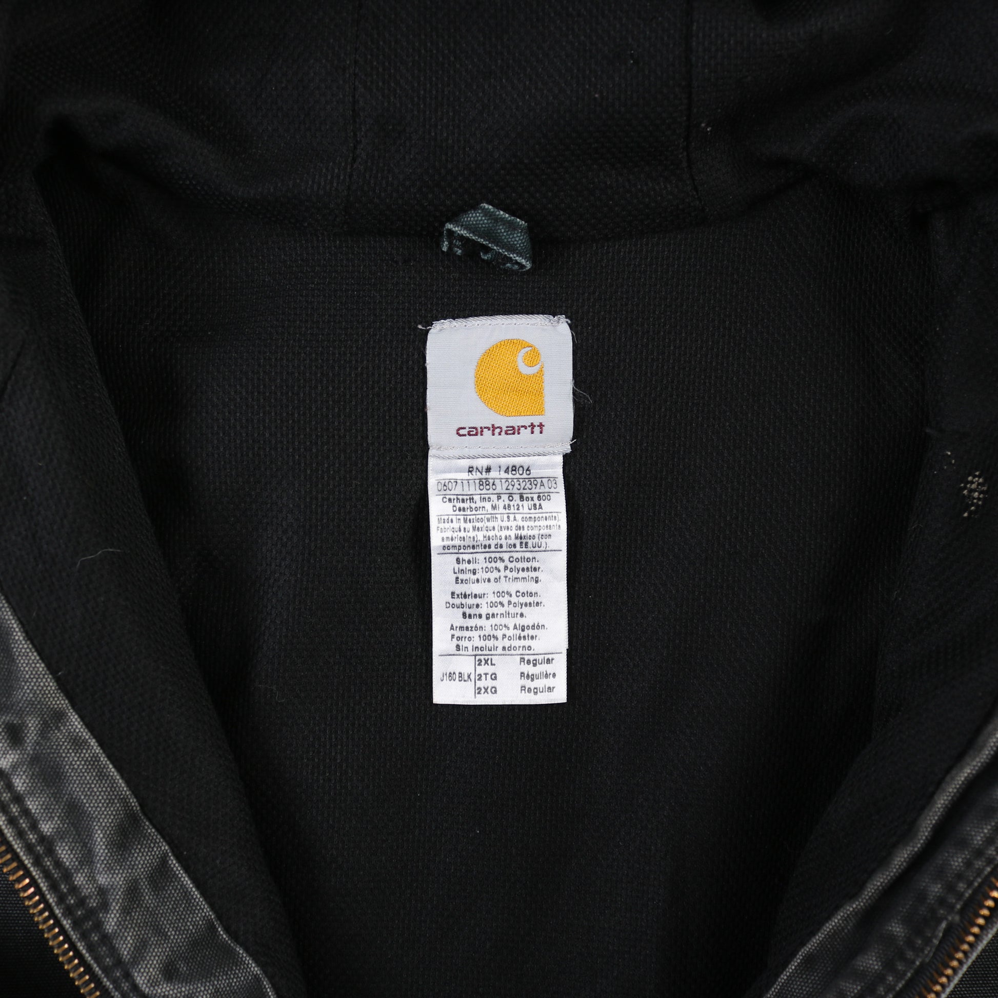 Hooded Active Jacket - Black