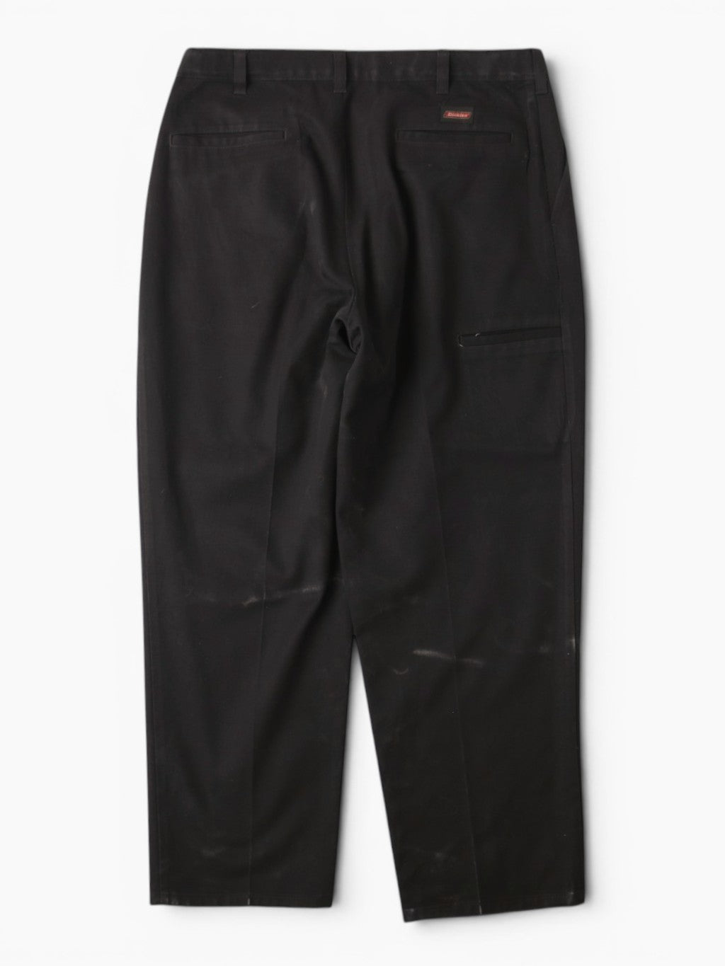 Pleated Work Pants - Black - 34/32