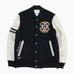 Vintage Varsity 'Liful' Bomber Jacket - Black