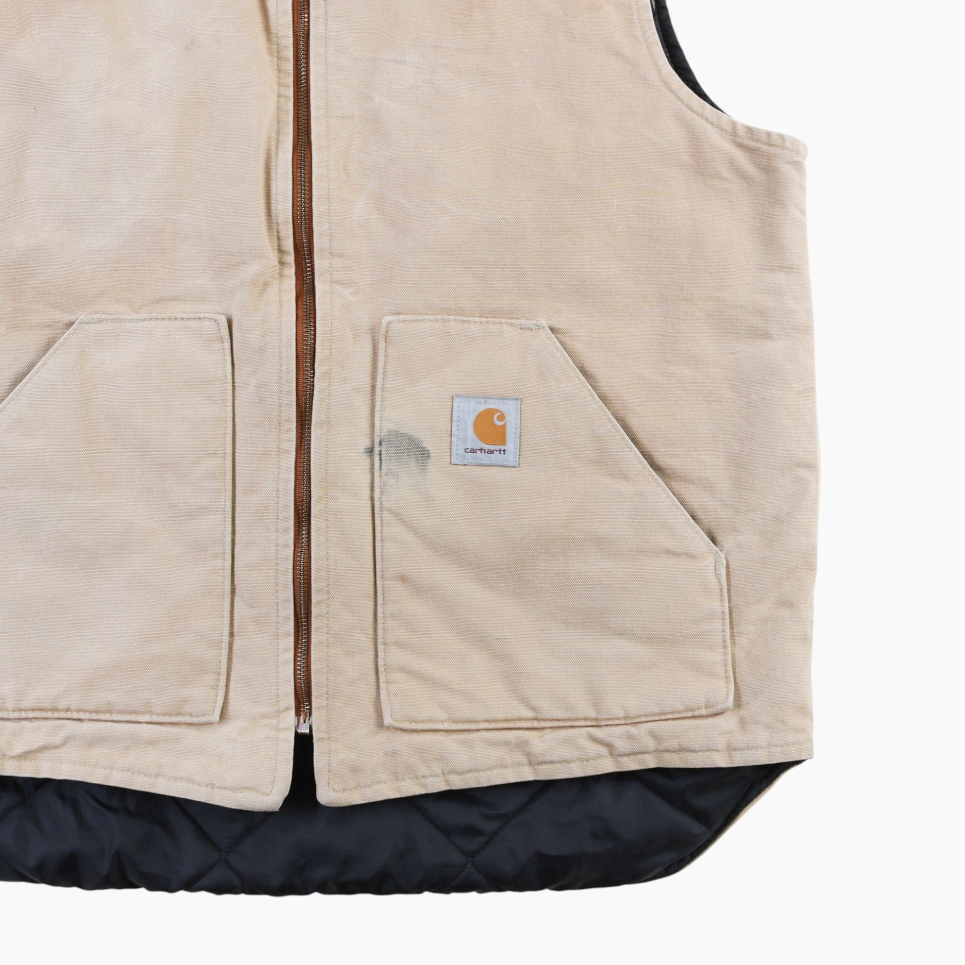 Lined Vest - Beige