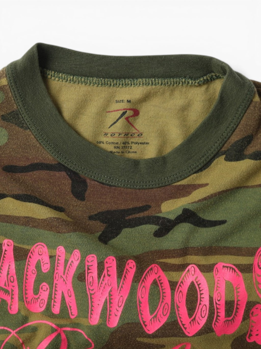 'Backwoods Barbie' Woodland Camouflage T-Shirt